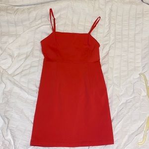 Cherry Red Mini Dress